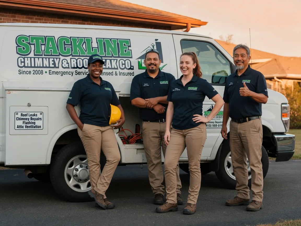 Chimney flashing repair company in Saint Helen, MI